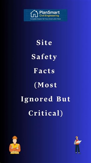📐 PlanSMART CIVIL 💼 on Instagram: "Site safety facts RELATED FACTS जो रोज SITE पर काम मे आते है और जो एक CIVIL ENGINEER को पता होना चाहिए👷 🤔📍@plansmartcivil NBC (National building Code) || IRC (Indian Road Congress) || IS CODE || BUILDING BY LAWS PlanSmart CIVIL – A complete solution for every construction need 🏗️✨ हम यहाँ आपके लिए लाते हैं Civil Engineering से जुड़ी जानकारी, facts, tips और construction solutions। Follow us for: ✔ Building Construction 🏠 ✔ Estimation & Costing 📊 ✔ Vastu
