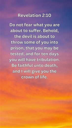 Jesus Saves | Revelation 2:10 Daily Bible Verse