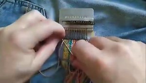 Knitting Kit for Beginners, Portable Patch Darning Kit, Patchwork Weaving Tool Set for Quickly Sewing Repair, Sewing (10 Hooks)