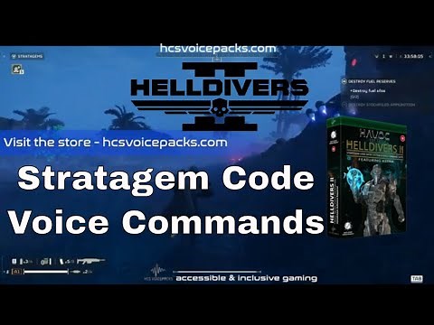 Helldivers 2 - Voice Command deployment of your Stratagems