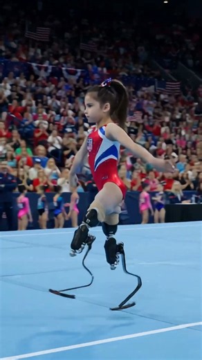 No Legs, No Limits! 🥹 This 7-Year-Old Gymnast Will Melt Your Heart ❤️ #shorts
