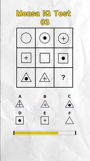 Mensa IQ Test 03
