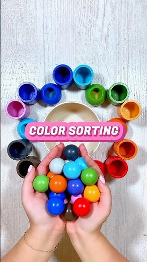 Color Sorting ASMR #shorts