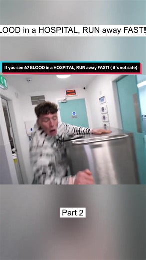 If you see 67 BLOOD in a HOSPITAL, RUN away FAST! ( it’s not safe) #adamb #stromedy #lifestyle #fitness #run