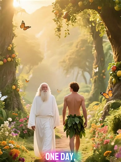 Paradise tutorial gone wrong 💀 Adam: “What does that mean?” God: “Let me explain…” And that’s how it all started 😅 #joketok #funnytiktok #adamandeve #heavenjoke #darkhumortok #storyjoke #fyp #viralcomedy #quicklaugh