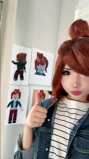 this cosplay got over 20 million views on TikTok for some reason 😭🥓 #roblox #cosplay #baconhair