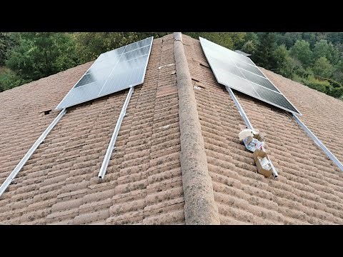 come installare i pannelli fotovoltaici sul tetto con travi in legno