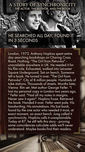 BEYOND COINCIDENCE: The Book That Found Anthony Hopkins 📖✨