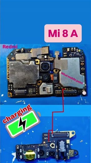 #Redmi 8a charging jumper