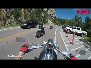 Sturgis 2016 Big Dog Motorcycle Riders In the Black Hills