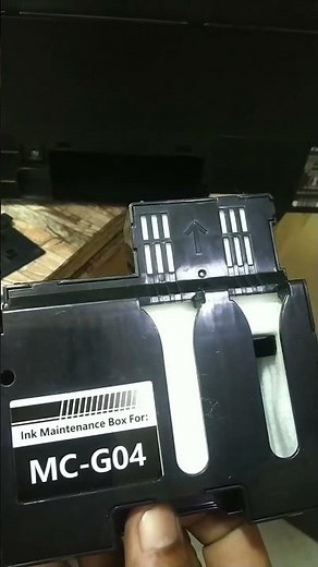 CANON G3730 PRINTER MAINTENANCE CARTRIDGE REPLACEMENT