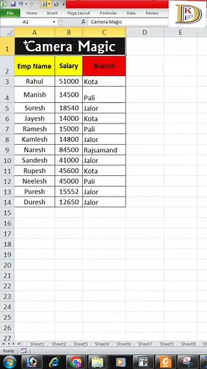 1.7K views · 36 reactions | Camera in Excel || Advance Excel || Camera Use in Excel || Excel Magic Feature #exceltech #smartphone #excelgyan #dktech #exceldataentrywork #excelmagictrick #shortsvideo #shorts | DK TECH | Facebook