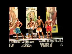 INBA, PNBA Men's Physique Quarter turns and manditory posing performed at the 2013 Natural Olympia