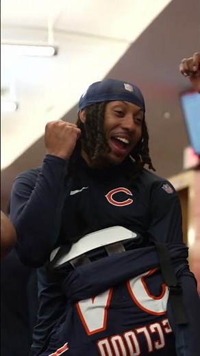 Marching on 🎷 #chicagobears #lockerroom #celebration