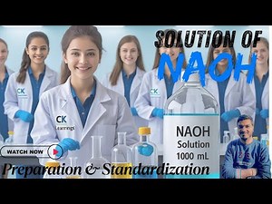 Preparation & Standardization of 1.0 N NaOH Solution | Lab Practical Explained | By Akash Singh Sir