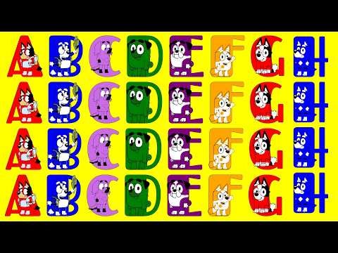 Bluey ABC Phonics Sounds Songs Compilation | Learn ABCs with Bluey | Fun Alphabet Phonics Songs
