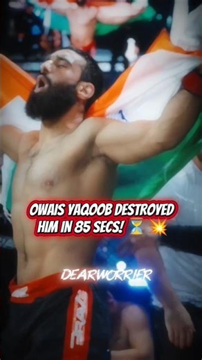Indian Fighter Owais Yaqoob Won With Broken Bones! 😱🔥#OwaisYaqoob #IndianMMA