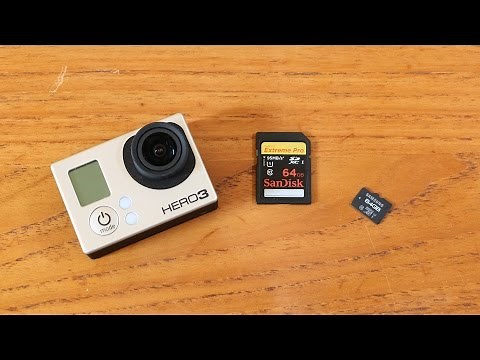 Howto use SD cards with GoPro Hero 3/3+ (e.g. SanDisk Extreme Pro and others)