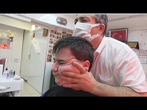 ASMR Turkish Barber By Münür Önkan Head,Face,Body,Back,Neck and Arm Massage