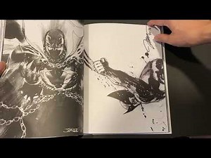 Jim Lee's Brand New Sketchbook Flip Through