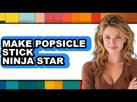 How to Make Popsicle Stick Ninja Star (full Guide)