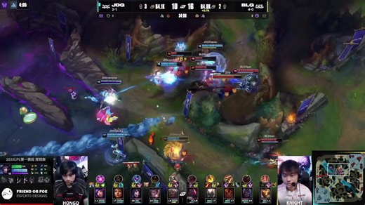 COMEBACK IS REAL! The teamfight that secures JDG’s win against Bilibili Gaming coming back from 5k gold deficit. #LPL #2026Split1 #LOLEsports | JC