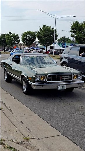 1973 Ford Gran Torino Classic Car Drive By Engine Sound Woodward Dream Cruise 2025