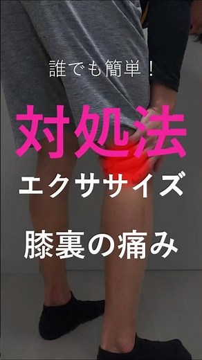 【膝】誰でも簡単！対処法エクササイズ～膝裏の痛み～