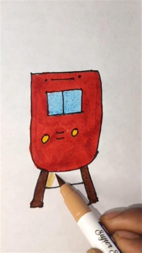 "Cute Train Drawing ✏️🚆 | Easy & Simple Drawing for Kids"#satisfying #easydrawing #drawingforkids