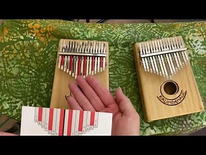 5-painted tine or 6-painted tine system for 17-note Kalimba?