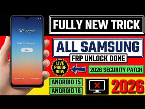 How to Bypass Samsung FRP Android 15/16 (2026 Method) - 100% Success Rate - (NO PC) New Trick
