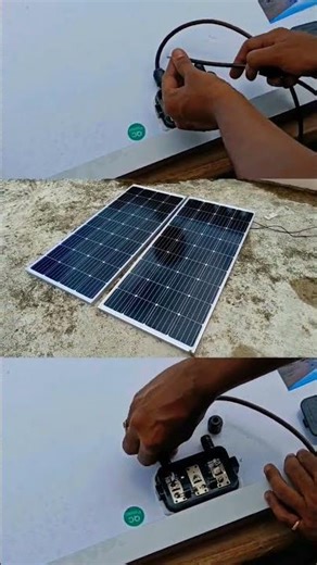 SOLAR PANEL CONNECTION 💯🎉💪#gadget #trending #unboxing #entertainment #product #3d #christmas