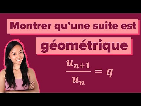 Démontrer qu'une suite est géométrique : trouver la raison et le premier terme