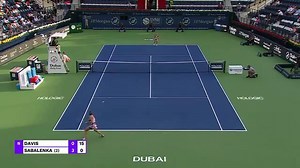 Lauren Davis vs Aryna Sabalenka - Highlights | WTA Dubai Duty Free Tennis Championships 2023