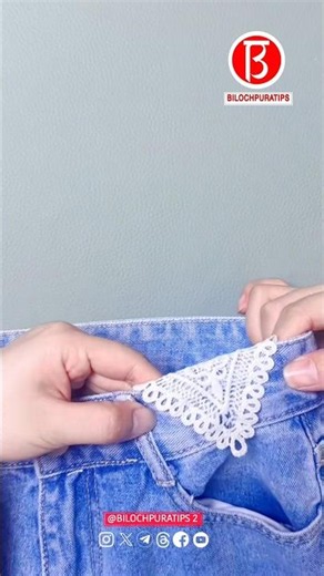 Make the waistband smaller to larger, simple and beautiful!