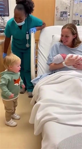 Funny Moments with Newborn and Toddler