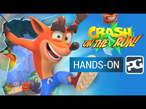 CRASH BANDICOOT: ON THE RUN - iPhone, iPad, Android | Gameplay