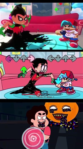 FNF vs Robin Glitched 3D vs 2D FNF Mod Friday Night Funkin' Mobile Game