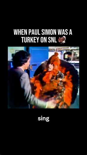 Never Forget When Paul Simon Was a Turkey on Saturday Night Live in (1976) Have a Happy Thanksgiving and Holiday Season! #snl #saturdaynightlive #Thanksgiving #HappyThanksgiving #paulsimon #comedians #comedy #classiccomedy #comedy 1970s #fblifestyle #lovegilda #funny | Love Gilda
