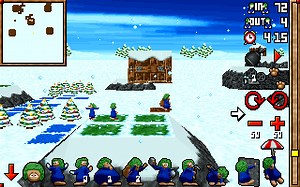 Lemmings 3D Winterland game at DOSGames.com