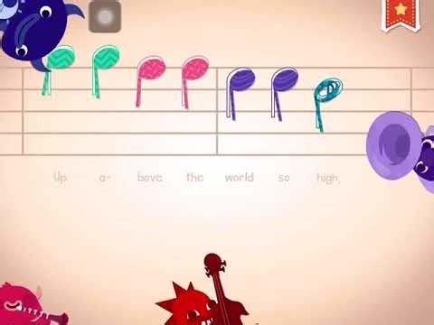 Endless Music Activity - Twinkle Twinkle Little Star but notes only
