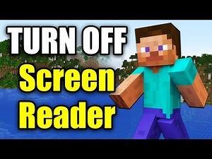 How To Turn Off Screen Reader in Minecraft Bedrock Edition