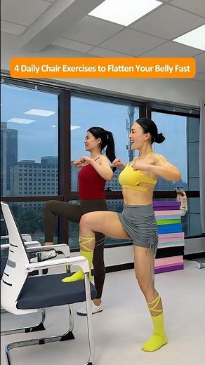 4 Chair Exercises Every Day to Flatten Your Belly, Sculpt Your Back, and Define Shoulders & Neck