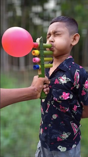 Amazing Bamboo Toy DIY | Creative Balloon Popper Fun Idea