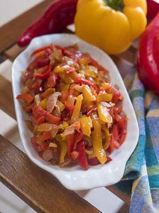 Poêlée de poivrons à la sauce soja - Cuisinons En Couleurs