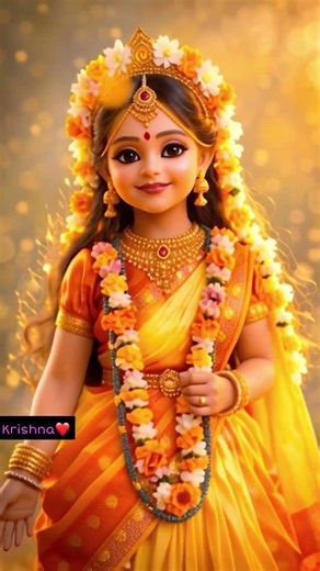 Baby Krishna & Radha Divine Dance in Vrindavan | Cinematic 3D Devotional Animation