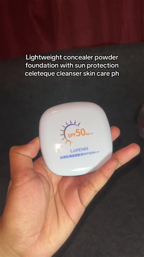 Lightweight concealer powder foundation with sun protection celeteque cleanser skin care ph #concealerpowder #powder #powderfoundation #foundation #makeup