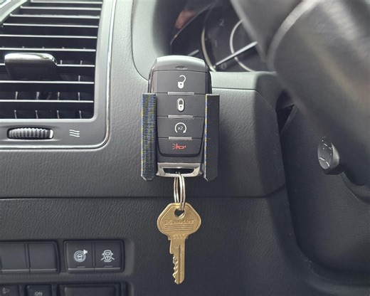 Dodge Smart Key Fob Holder | Push Start Key Mount for Dodge Keyless Entry Organizer for Dodge Ram 1500, 2500, 3500 - Etsy