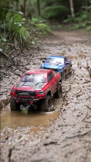 Ultimate RC Mud Showdown 🌲🔥 #offroadrc #automobile #offroadrigs