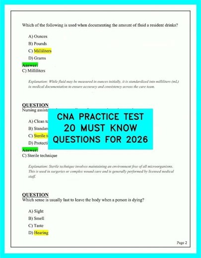 CNA Practice Test 2026: The 20 Questions That Will Make or Break Your Exam